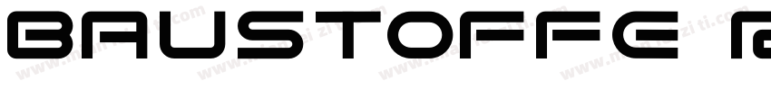baustoffe RegularMacromedia Fontogr字体转换